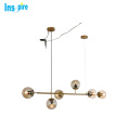 New Design Living Room dining room Modern Iron Glass Pendant Lamp